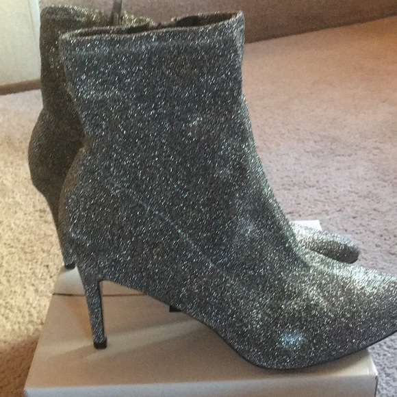 silver sock booties